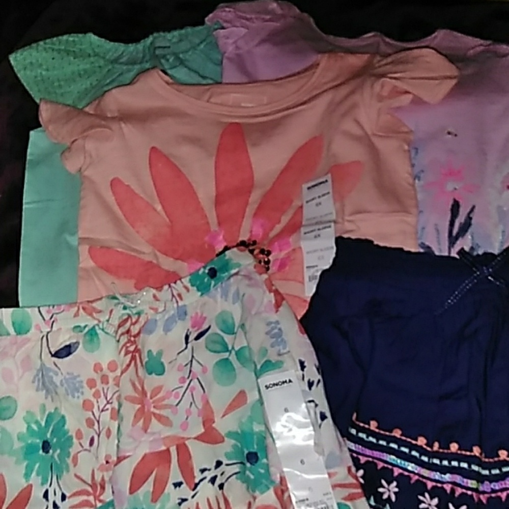 Brand NEW Size 6X shirts/ skorts lot